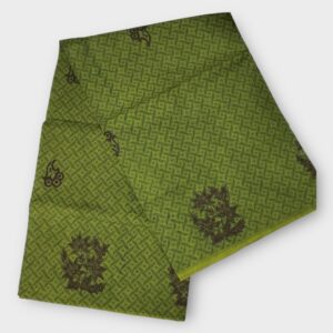 Green Borderless Cotton Saree Graceful & Comfortable Daily Wear