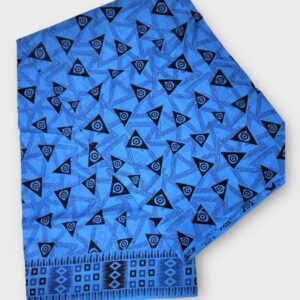 Blue Borderless Cotton Saree Cool & Elegant Soft Cotton Drape