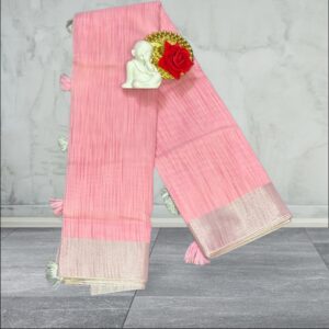 Elegant Cotton Saree with Printed Blouse