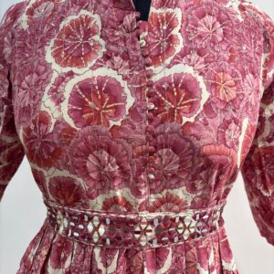 Heavy Rayon Floral Embroidered Kurti Graceful Style Meets All-Day Comfort