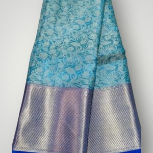 Bridal Katan Silk Saree with Running Blouse Timeless Elegance & Bridal Splendor