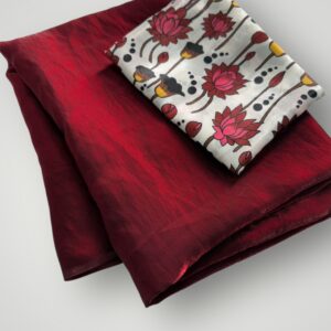 Soft Silk Casual Wear Saree with Plain Border