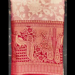 Kanchipuram Silk Saree with Peacock and Floral Motifs Regal Elegance & Timeless Luxury