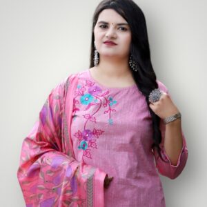 Floral Cotton Handloom Kurti Breathable Comfort with Timeless Charm